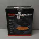 Mueller Heart 5 Waffle Maker, Waffle Iron, Adjustable Browning Control & Nonstick, Cool Touch Handle, Easy to Clean, Small Kitchen Appliances