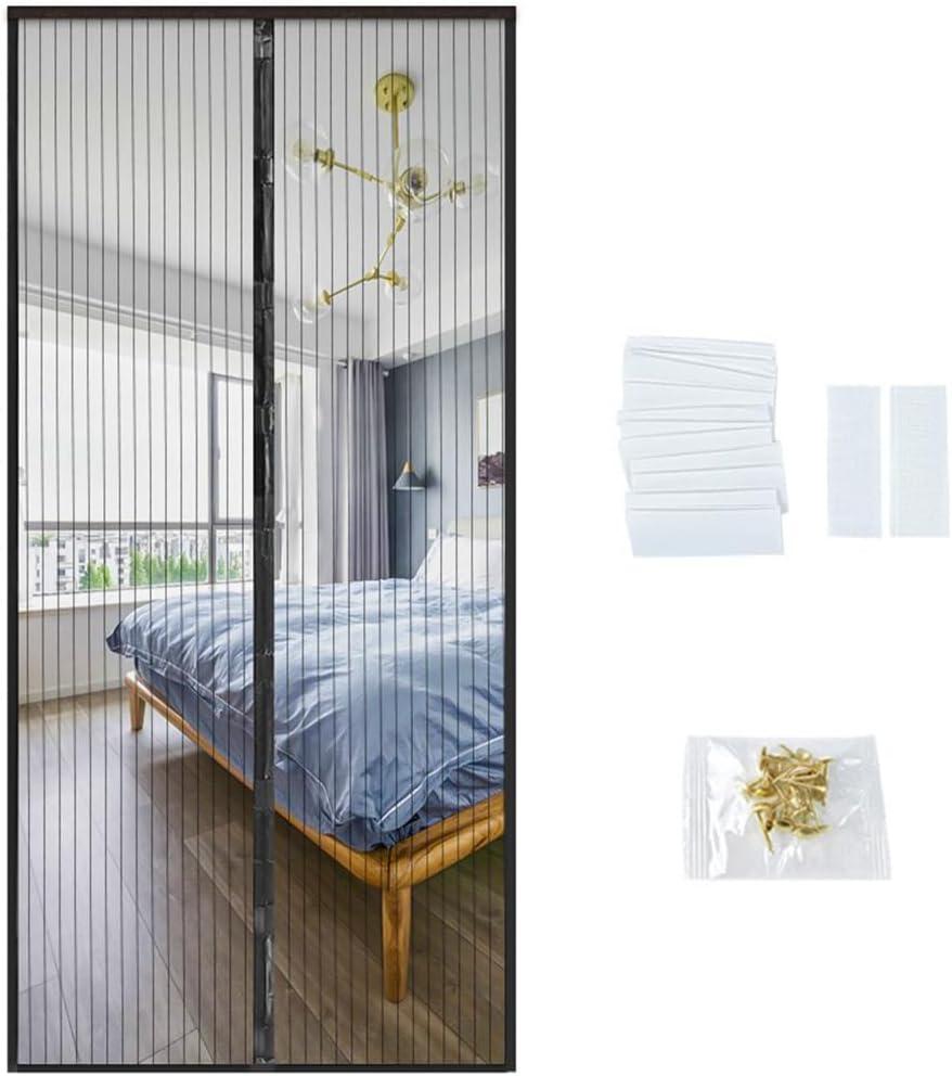 Magnetic Screen Door, Fit for Door Size:Around 36” x 82“,39" x 83" Self Seeling Door Screen,Keep Bugs Out Screen Door, Let Cool Breeze in, Pet and Kid Friendly, Works with Various Doors(36" x 82")