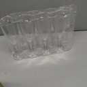 Lillian Tablesettings 96 Count Premium Champagne Flutes 6 oz. Clear Hard Plastic 1-Piece Disposable Glasses, Value Box