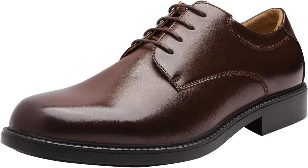 Bruno Marc Men's Business Shoes Derby Lace-Up Shoes Suit Shoes Leather with Oxford Lining Size 12