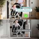 236 Inch Extra Wide Retractable Baby Gate,Mesh Baby Gate or Mesh Dog Gate,34" Tall,Child Safety Gate for Doorways, Stairs, Hallways, Indoor or Outdoor