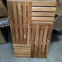 Utoplike Teak Wood Bath Mat, Shower Mats for Bathroom 32 x 20 inch Large