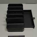 KDD Vertical Laptop Stand with Drawer - 7-in-1 Space-Saving Laptop Holder with Gravity Locking Fits MacBook, Dell, HP, Chromebook, Surface Pro, Tablet, Cell Phone, Switch, Keyboard Desktop Organizer