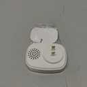 LUAMB Wireless Doorbell, 1,000ft Range Loud Enough with 5Volume Levels and Mute Mode Door Chimes LED Flashing (2-White)