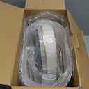 ELPHECO Bathroom Trash Can with Lid 2 Gallon Sensor Garbage Can, Automatic Trash Bin, Motion Sensor Trash Can, IPX5 Waterproof Plastic Wastebasket for Bathroom, Bedroom, Kitchen, Office, White Gold