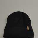 FURTALK Winter Hats for Men Women Fleece Lined Beanie Warm Cuffed Outdoor Skull Cap (One Size, Black)