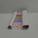 Rainbow Wall Decal for Girls Bedroom - 26" Cute Rainbow & Heart Stickers for Kids, Playroom Decor, Easy Peel and Stick Wallpaper for Toddlers