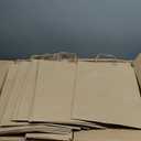Qutuus Paper Bag with Handles, 400 Pcs 10x5x13 Inch Brown, Recycled Paper Gift Bags, Shopping Bags, Bulk, Eco-Friendly