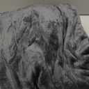 BRILLIO Electric Heated Blanket 62"x84" Twin Size Flannel Fleece  4 Heat Settings & 10H Auto Shut Off for Safe Overnight Use, Fast Heating, Machine Washable for Bed, Couch, Office  Dark Grey