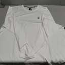 Starter Mens Quick Dry Long Sleeve Lightweight UPF Active Top (Small, White)