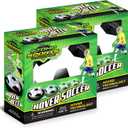 Hover Soccer 2 Pack from The Makers of Stomp Rocket  LED Lights and Padded Bumpers Indoor Air Soccer Toy for Boys Girls Ages 3 4 5 6 7 8 + Fun Games