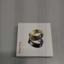 Smart Ring for Men & Women - 5ATM Waterproof, Health & Fitness Tracker, Heart Rate Monitor, Hand Gesture Brush Tiktok, Titanium Alloy Smart Rings for iOS/Android(Matte Silver #8)