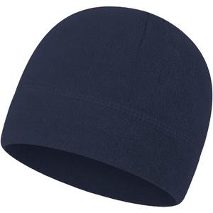 Warm Fleece Beanie Soft Skull Cap Lightweight Watch Caps Winter Hat for Men and Women (Blue)