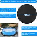 10FT Ground Pool Pads for Above Ground Pool Liner Pad，Pool Ground Mats for Pool Bottom ，Above Ground Pool Blanket- Under Pool Padding - Replacement Pool Liner Pad - Pool Ground Cloth Protector