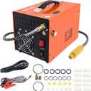 PCP Air Compressor 4500Psi 30Mpa Waterless/oil-free Air Pump Rifle Pistol Paintball Tank Power Supply Built-in 12V car DC 110V AC Household with Power Converter And Oil Wet Filter Easy To Carry (Orang)