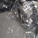 Paxiland Clear Backpack Stadium Approved 12×12×6 with Reinforced and Wider Shoulder Straps, Small Clear Bag for Schools, Concerts, Work, Festivals and Sporting Events - Black