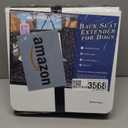 URPOWER Backseat Extender for Dogs - Hard Bottom Dog Car Seat Cover for Back Seat, Dog Hammock for Car and SUV, Pet Rear Seat Protector Dogs Travel Bed with Mesh Window & Side Flaps (All Black)