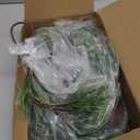 2025 New 6.56FT Christmas Pine Garland Lights 96 Warm White LED Lights 8 Flash Modes Battery Operated with Timer Lighted Smoky Pine Garland for Mantle Fireplace Indoor Home Christmas Decoration