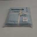 BESTOUCH Duvet Cover Set 100% Washed Cotton Linen Feel Super Soft Comfortable Chic Lightweight 2 PCs Home Bedding Set Solid Hushed Green Twin/Twin XL