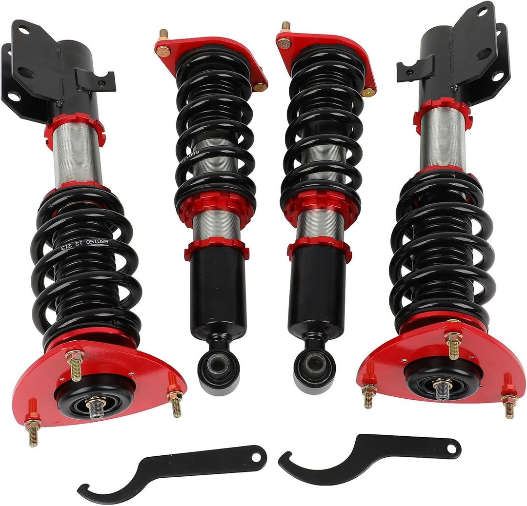 SCITOO Adjustable Damper Coilover Suspensions Shock Struts Kits Assembly Shocks Struts fit for Subaru for WRX 2015-2019