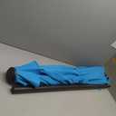 Blissun 7.5 ft Patio Umbrella, Yard Umbrella, Outdoor Market Umbrella with Push Button Tilt Crank (Light Blue)