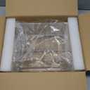 Acrylic Utensil Caddy.Silverware Organizer & Utensil Holder-Heavy-Duty Countertop Cutlery Caddy for Spoons, Forks, Knives, Napkins, Plates | Space-Saving Table, Buffet, Picnic Party Essential (Clear)