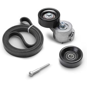 Serpentine Belt Tensioner Pulley Kit For Ford Ranger, for Mazda B3000 V6 3.0L 1997-2006, 38138, 305260, 35138, 419-211, 36327, 50003, 5L3Z 8678 AA, 38001, 04536154, 06004123, 06004127
