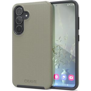 Crave for Samsung Galaxy S24 Case, Shockproof Protection Dual Layer Case for Samsung Galaxy S24 (6.2 inch) - Sand