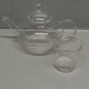 GlassTea Kettle, Glass Tea Pot with Infusers for Loose Tea 1000ml/34oz Microwave Safe Teapot (35oz)