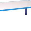 INNOVART 48” X 30” Dry Erase Rectangle Activity Table, Adjustable Height (15"-24") Magnetic Whiteboard Table with Ball Glides, Ideal for Writing & Drawing, Daycares, Preschools, Classroom, Home