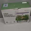 Stainless Steel Hydroponics Growing System Kits, Controlled Smart Indoor Garden with LED Grow Light Full Spectrum, 15 Pods Plant Germination Kit, with Quiet Pump,for Vegetables Herbs,Gardening Gifts (Silver)