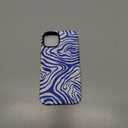 Zilkaifly for iPhone 13 Case,Aesthetic Blue Ocean Wavy Design Phone Case for Woman,Cute Trendy Summer Phone Cases for iPhone 13