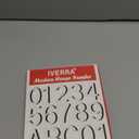 10 Inch White House Numbers for Outside, Large Floating Home Address Numbers, Modern Outdoor House Number for Wall Street Garage Gate