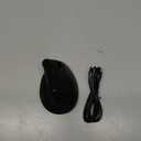 ECHTPower Ergonomic Vertical Mouse, Wireless Rechargeable Mouse with LED Display, 7-Level Adjustable DPI up to 8000, Silent & Programmable Buttons, Multi-Device Connection for PC/Mac/Laptop (black)