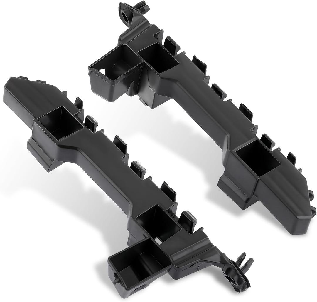 MOTOALL Front Bumper Bracket Retainer 71198-TVA-A01 2 Pcs Fit for Honda Accord 2018-2021 Replaces# 71193-TVA-A01, Black
