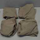 Genina Waterproof Seat Covers for Dining Room Chairs Covers Dining Chair Cover Kitchen Chair Covers (Taupe, 4 Pcs)