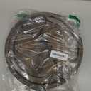 Mustry Rustic Wooden 2 Tiered Tray, Round Farmhouse Kitchen Table Decor Serving Tier Tray, Food Fruits Cupcake Display Coffee Bar Home Party Seasonal Decorations (Brown)