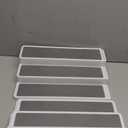 3 Tier Expandable Spice Rack Organizer, White/Grey Plastic Spice Rack, Adjustable Length 14.6In-25.8In, 2 Pack Non-Skid Tiered Spice Shelf Organizer for Kitchen Cabinet, Cupboard, Pantry