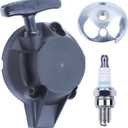 Adefol Recoil Pull Starter Start for Honda GX25 GX24 FG110 Tiller HHT25 WX10 Trimmer Lawn Mower Replace 28400-Z0H-003 with Cog Pawl Claw Pulley
