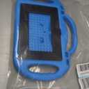 Lightweight Shockproof Kids Tablet Case with Handle, Bracket and Shoulder Strap, Incompatible with Nokia TCL -Blue