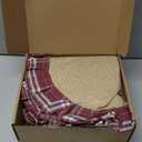 12 Set Round Christmas Plaid Placemats 15.7 Inch Christmas Checkered Tartan Table Mats Xmas Faux Burlap Fabric Table Mats for Xmas Holiday Dinner Party Decoration(Red White)