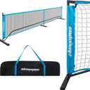 Portable Pickleball Net Set | 22 FT Pickleball Net for Outdoor Indoor Driveway | USAPA Regulation Size | Sturdy Metal Frame for All-Weather Play | Easy Setup with Carrying Bag