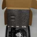 D Ring Separate Shackle with Snatch Block, 3/4" Easy Open Shackles w/Snatch Block Pulley, Heavy Duty Shackle for Towing Winch, Pulley for Off-Road Vehicle Recovery, Truck, ATV, UTV, BlackBlack