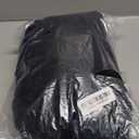 DUJUIKE Bed Slipcover, Stretch Cover, Dustproof Protector for Linen Fabric Tufted Upholstered Headboard (Jet Black, King Headboard Length (79"-86"))