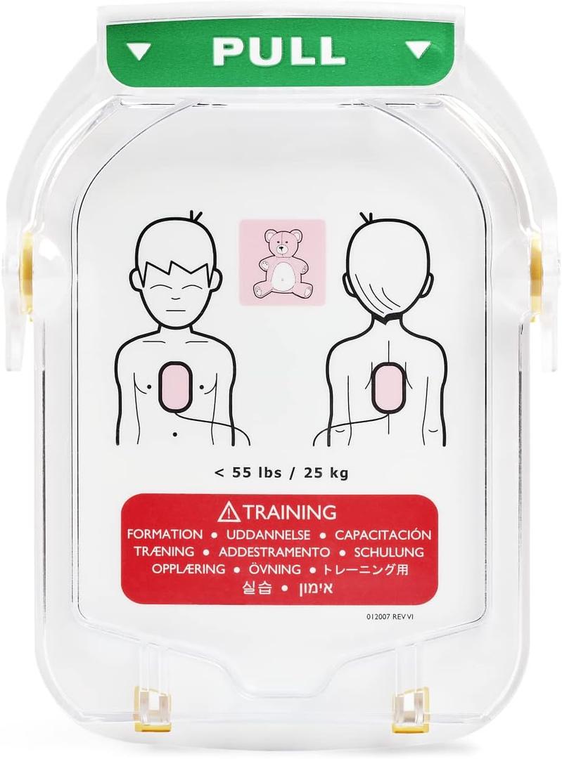 Philips HeartStart AED Defibrillator Infant/Child Training Pads Cartridge, M5074A (Training Use Only)