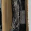 Bike Trainer, Magnetic Bicycle Stationary Stand for Indoor Exercise Riding, 26-29" & 700C Wheels, Quick Release Skewer & Front Wheel Riser Block Included (BLACK)