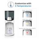 Baby Brezza Instant Baby Bottle Warmer - Fast Water Warmer Instantly Dispenses 24/7 in 3 Temperatures, White (1 Count (Pack of 1))