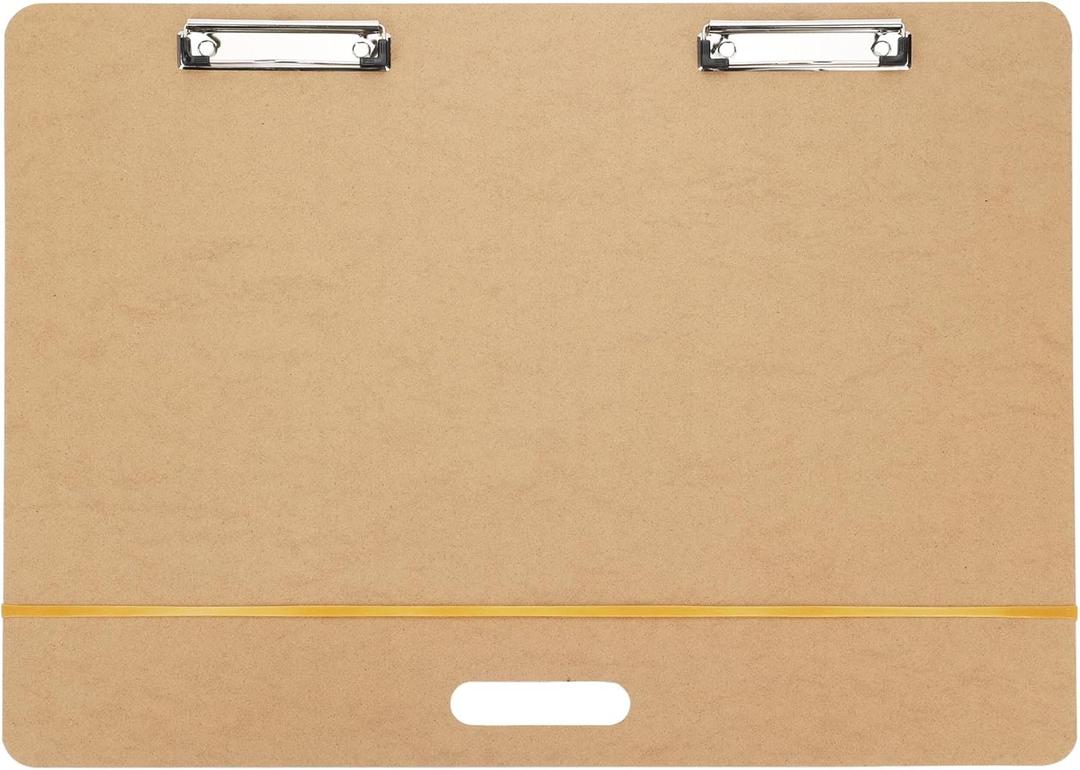 18" x 24" Drawing Board, Artist Sketch Boards with Handle for Drafting Art, Portable Wooden Clipboard for Class or Studio Fit in Artists Tote