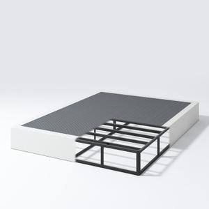 NHODIR 9 Inch Box Spring Queen Size Bed Base, Heavy Duty 3000LBS Metal Bed Foundation, Noise-Free & Tool-Free Easy Assembly,Mattress Support Base for Queen Bed