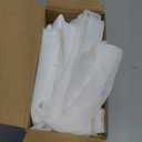 MIULEE White Sheer Curtains 84 Inches Long, 4 Panels Set, Light Filtering Rod Pocket Voile Drapes for Living Room and Bedroom, Airy Soft Fabric Window Treatments, 42 x 84 Inches